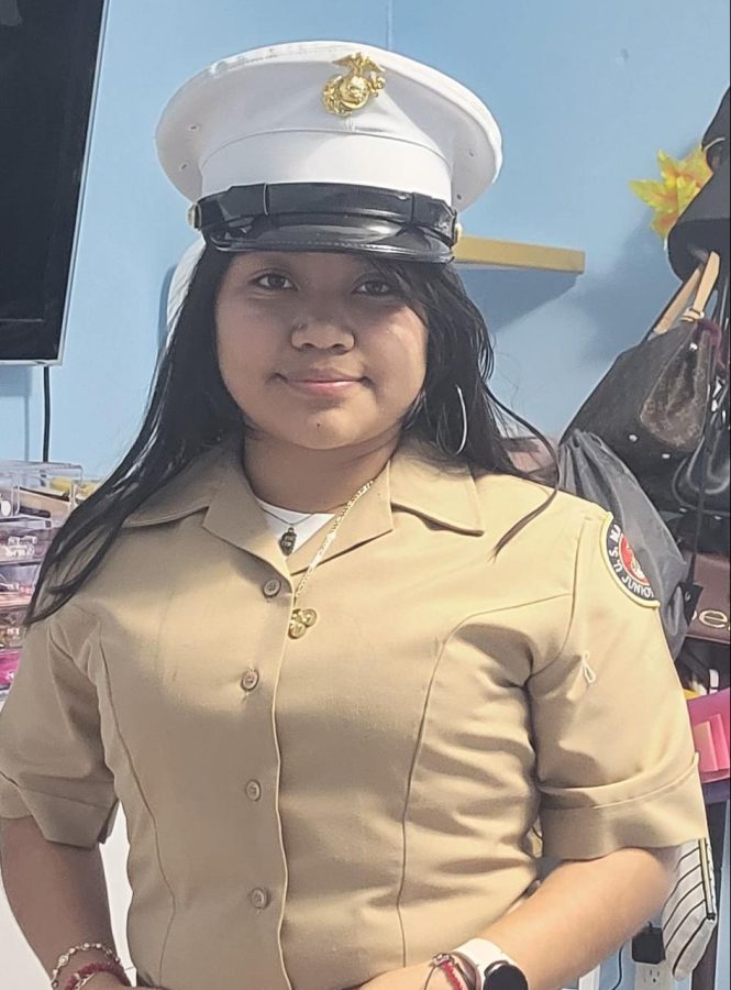 Meyli Mendez Perez (MCJROTC) ... She is doing an AMAZING job adjusting to her new school! -- Submitted by Marisol